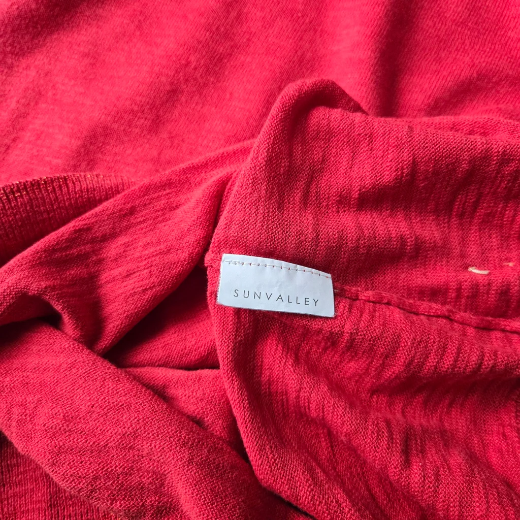 Bonito suéter Sun Valley rojo para mujer talla 38 – photo 4